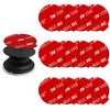 Very High Bond Sticky Adhesive, AZXYI 12 Pack Socket Sticky Adhesive Replacement Kit, 1.4 inches Double-Sided Stickers for Collapsible Grips Socket Base