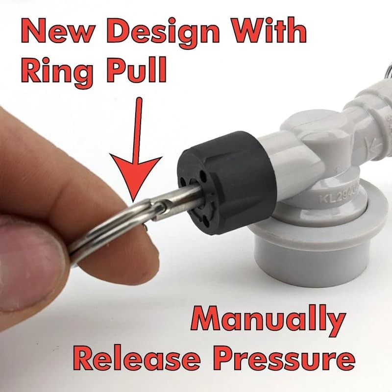 Bunging Valve with Pressure Gauge 0-2 Bar Bend Valve with