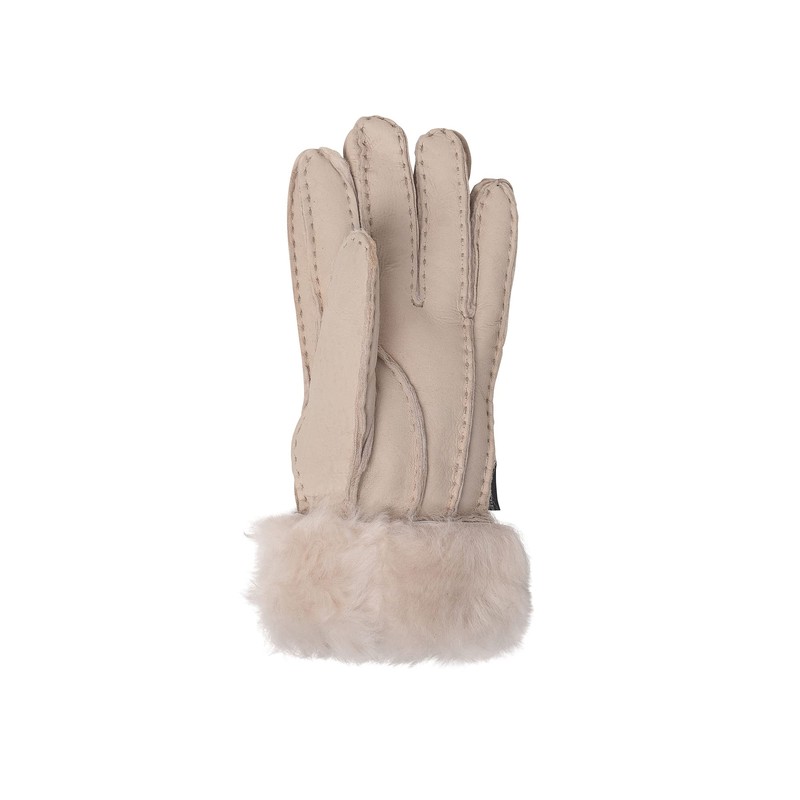 Nordvek Womens Sheepskin Gloves - Fold Back Cuff - Suede