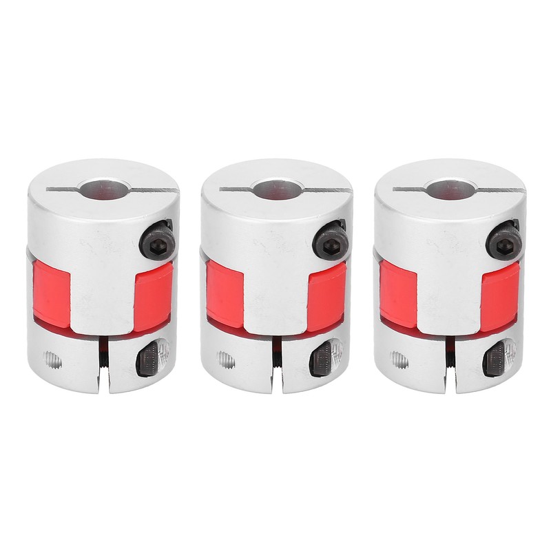 3Pcs Flexible Coupler Aluminum Alloy Ball Screw Coupling Kit Motor