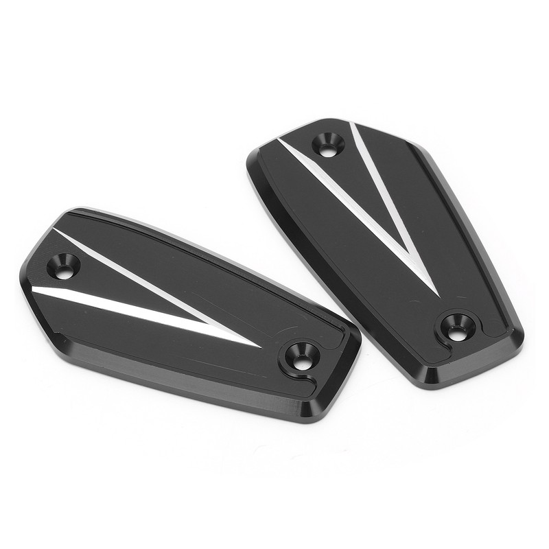 2pcs Front Brake Reservoir Cylinder Cover Cap Replacement for Suzuki