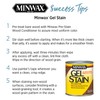 Minwax Gel Stain for Interior Wood Surfaces, Quart, Black