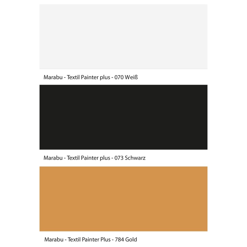 Marabu Textile Painter Plus 0118000000081 Set of 3 Textile Pens