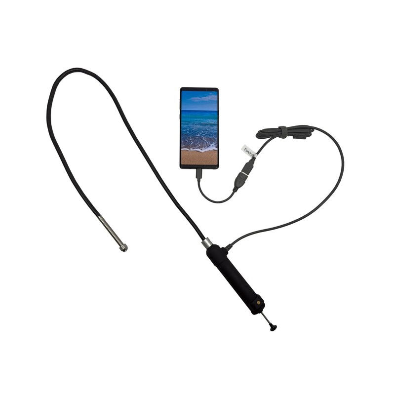 Vividia Grabber Borescope Retrieval Pickup Tool with USB Camera, LED