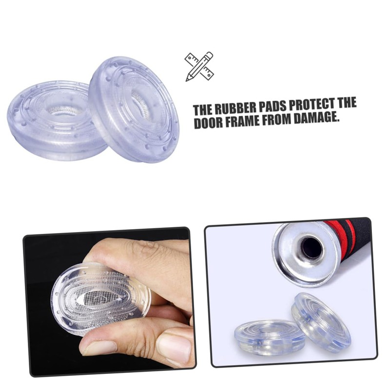 IWOWHERO 4pcs Nonskid Rubber Pads for Pull up Bar End