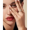 Gemtailor 1.3ct Four Leaf Clover Moissanite Lucky Ring for Women(Gold