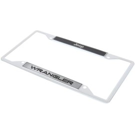 Eurosport Daytona Jeep Wrangler Metal Zinc Stainless Steel License Plate Frame