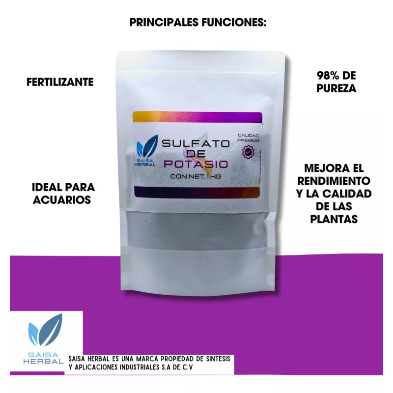 SAISA HERBAL Sulfato De Potasio 1 Kg