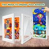 HEPFLANZE 4 Pack Kids Artwork Frames Changeable 8.5 x 11