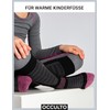 Occulto Charlie Children's Ski Socks Pack of 2, black