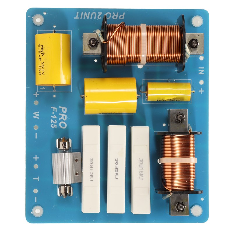 2 Way Crossover 800W Maximum Treble Bass Professional Frequency Divider