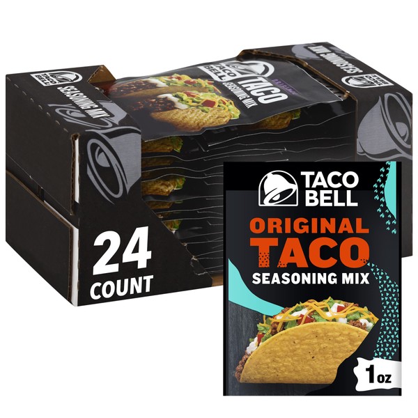 Taco Bell Original Taco Seasoning Mix (1 oz Packets (Pack of 24))