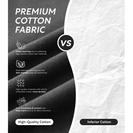 DAVID ARCHY Men's Comfy Jersey Soft Cotton Knit Pajama Long John Lounge Sleep Pant in 2 Pack (L, Black/Heather Gray)