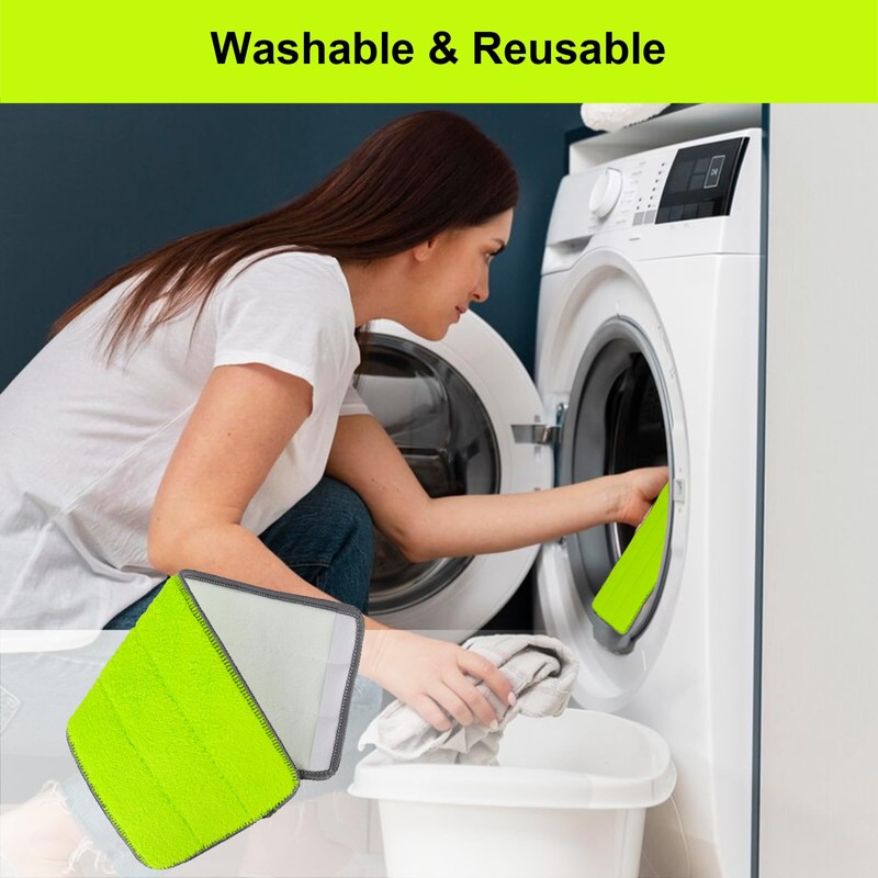 Microfiber Mop Pads for Libman Rinse 'n Wring Mop and