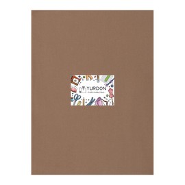 40s 100% Cotton Poplin Fabric for Apparel, Home Décor, Sewing, Embroidery, Crafts, 60" Wide (Light Brown, 1 Yard)