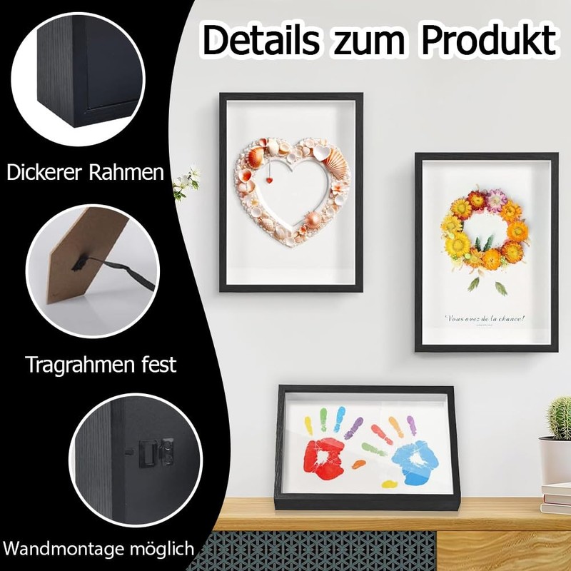 3D Picture Frame for Filling, Deep Woods up to 3