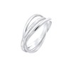 Elli Trinity Basic Classic Women's Wrap Ring in 925 Sterling