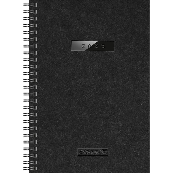 BRUNNEN Book Calendar Model 796 (2025) "Suburb Streets", 2 Pages