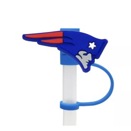 New England Patriots Silicone Spill Proof Straws topper Plug