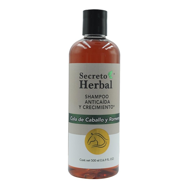 Secreto Herbal Shampoo Anticaída y Crecimiento con Cola de Caballo