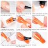 MTSSII 13Pcs Poly Extension Gel Nail Kit 6 Colors Neon