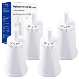 Vexlny Replacement Water Filter - 4 Pack for Breville Oracle Touch & Barista Touch Espresso Machine Part Replacement Compatible BES878/BES880/BES980/BES990,Part #BES008WHT0NUC1