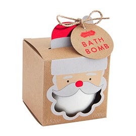 Mud Pie Kids Christmas Bath Bomb, Santa, 2 3/4" Dia