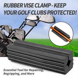 YAFIYGI Golf Grip Removal Tool Rubber Vise Clamp and Kit Club Shaft Vice Regripping Supplies Repair Tools for Shafts Includes Retractable Hook BladeTape Remover