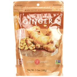 Gin Gins Crystallized Ginger Candy 3.5oz Bag 6-Pack