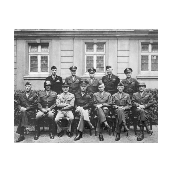 New 8x10 World War II Photo: American Generals of World War II, 1945