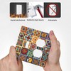 Yamxbfa Mexican Talavera Ceramic Tile Pattern Outlet Covers 2 Gang