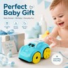 Wind-Up Amphibious Bath Toy Cars for Babies – Floating Clockwork