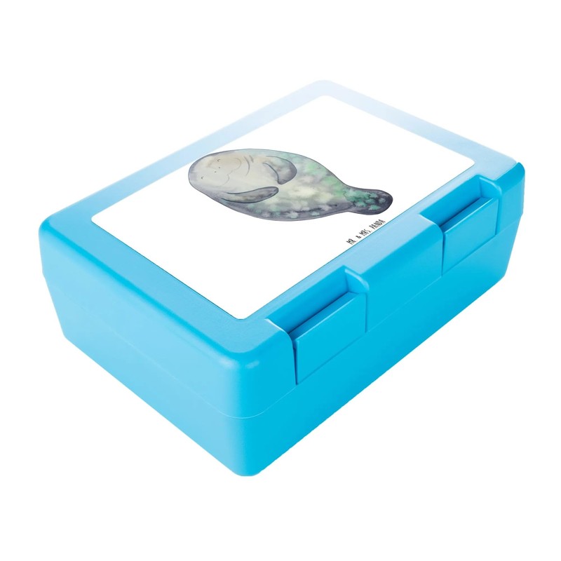 Mr. & Mrs. Panda Happy Manatee Lunch Box, Sea, Mindfulness,