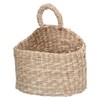 Hanging Basket Seagrass Woven Wall Hanging Storage Basket Organizer for