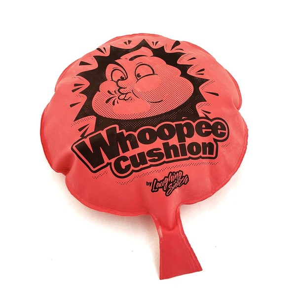 Laughing Smith 8 inch WHOOPEE Cushion - Mega Whoopee Fart Toy for Kids - Makes Giant Whoopee Fart Sounds - The Funniest Fart Game, Joke or Gag Gift Woopy Cushions