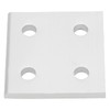 5Pcs Aluminium Extrusion Profile Joining Boards 4‑Hole Vertical Connecting Plates