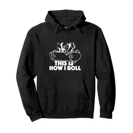 Skateboard Halfpipe Tricks - Extreme Sports Skateboarding Pullover Hoodie