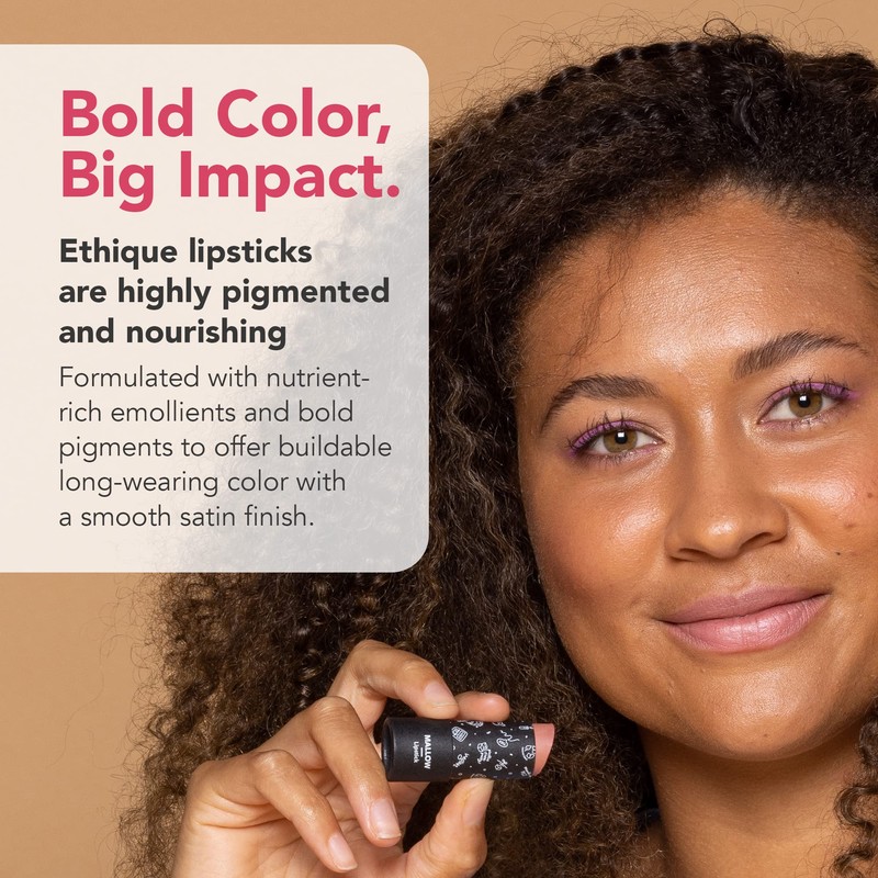 Mallow Blush Pink Lipstick - 8g - Ethique