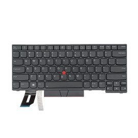 Replacement Backlit Keyboard for Lenovo Thinkpad T14 Gen 1 & T14 Gen 2, Thinkpad P14s Gen 1 & P14s Gen 2 Laptop US Layout P/N: 5N20V43760 SN20V43688