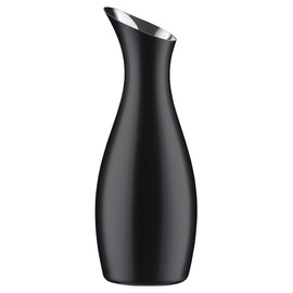Zone Denmark Rocks Water Carafe 1 Litre Stainless Steel Water Jug Diameter 10 cm Height 26 cm 1 Litre Black