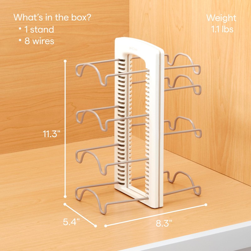 YouCopia WrapStand, Adjustable Kitchen Wrap, Foil and Bag Box Organizer