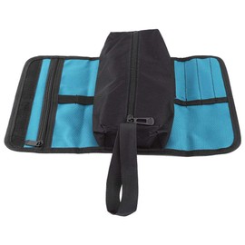 Oumefar Electrician Tool Pouch Foldable Professional Electrician Tool Holder Bag Portable Electrician Tool Storage Convenient Organizer 25 * 36cm for Electricians