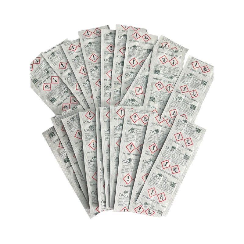 Oasis 67mg Water Purification Tablets 200 Tablets - Treats 2,000