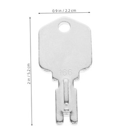 Zerodeko 10 Pcs Durable Forklift Key Set Compatible Models Reliable Replacement Ignition Switch Keys for Heavy Equipment Quick Unlock