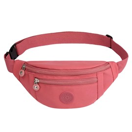 Long Keeper Bumbag Waist Bag for Women Men - Anti Theft Bum Bag Dog Walking Running Hiking Waterproof Fanny Pack Fashion Waist Packs for Travel Outdoor