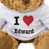 NEW - I LOVE EDWARD - Teddy Bear - Cute