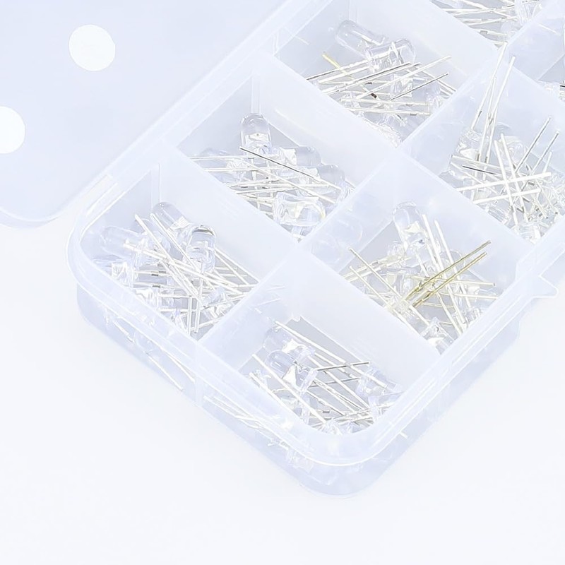 Glvaner Light Emitting Diodes, 10 Color LED Diodes, 0.2 inch