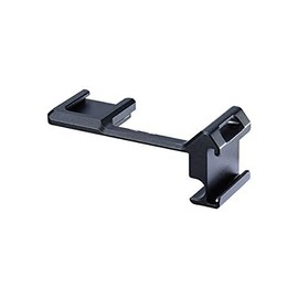 R032 Vlog DSLR Dual Cold Shoe Microphone/Light Holder for A6100 / A6300 / A6600 / A6500 / A6400 A6300 Camera, Left Expansion Card Adapter, Video Recording Hand Film