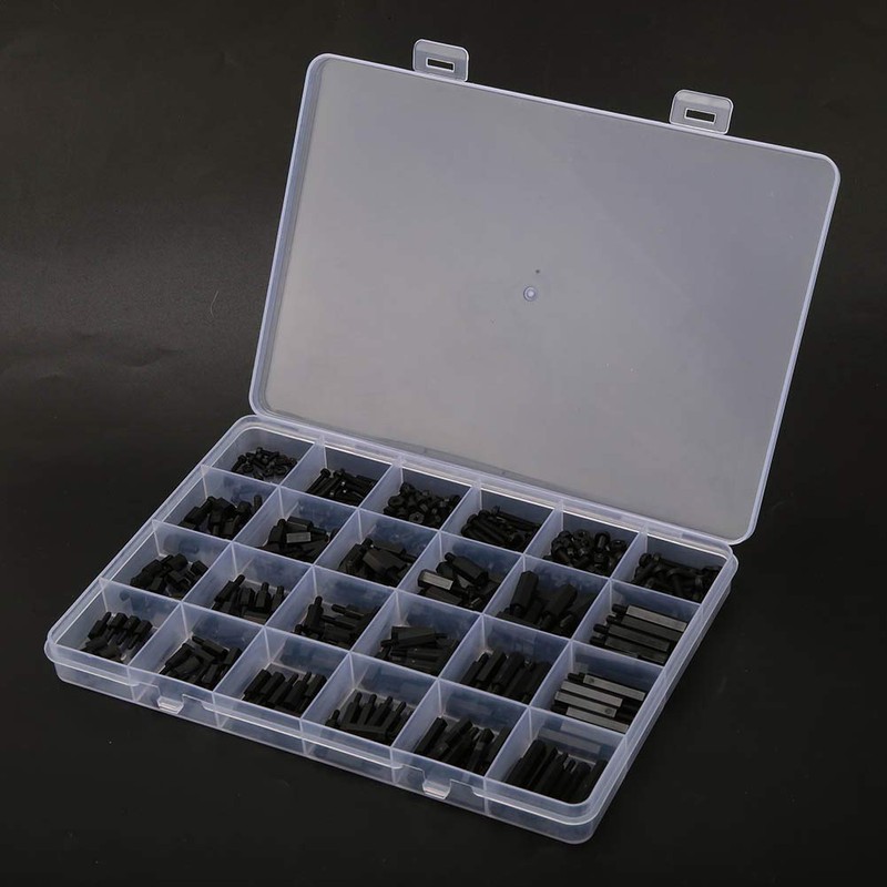 Hex Spacers 360pcs M2 M2.5 M3 Nylon Hex Socket Spacer