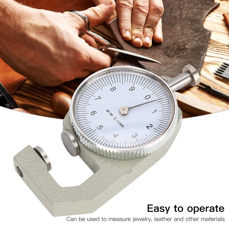 Thickness gauge, strong and durable, precise small round dial with